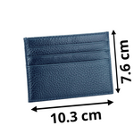 Charger l'image dans la galerie, taille d'un porte cartes pour femme de couleur bleu