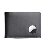 Charger l'image dans la galerie, Porte cartes airtag en cuir noir