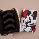 Charger l'image dans la galerie, porte cartes mickey disney en cuir pu