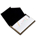 Charger l'image dans la galerie, porte cartes de visite bleu en métal