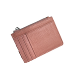 Charger l'image dans la galerie, porte carte zippé femme de couleur rose