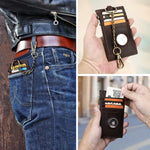 Charger l'image dans la galerie, Porte Cartes Motard Cuir