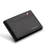 Charger l'image dans la galerie, porte cartes luxe en cuir noir