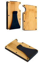 Charger l'image dans la galerie, Porte Cartes en bois naturelle