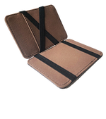 Charger l'image dans la galerie, porte carte en cuir plein fleur