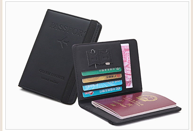 Porte-Passeport Avec Suivi GPS CardPass LostProof - Neuf, Noir, Étanche