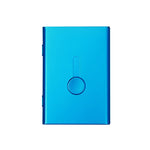 Charger l'image dans la galerie, porte cartes de visite automatique de couleur bleu
