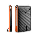 Charger l'image dans la galerie, Porte Cartes slim de haute qualité de couleur orange