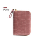 Charger l'image dans la galerie, Porte Cartes Zippé Violet