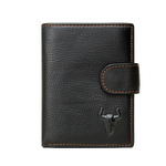 Charger l'image dans la galerie, porte carte de haute qualité en cuir de couleur noir