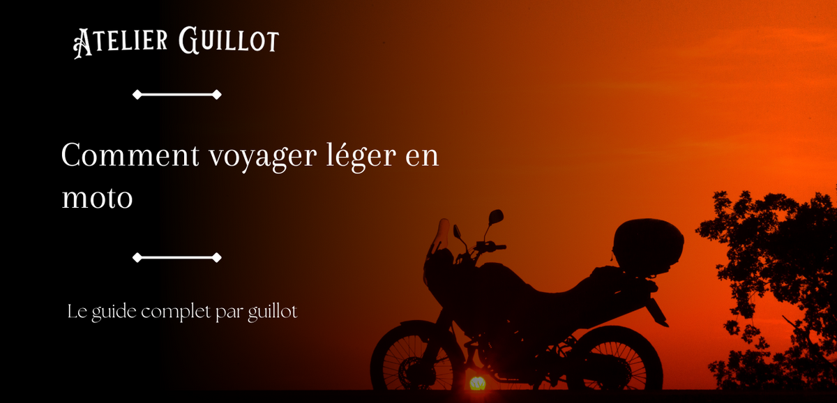 Comment voyager léger en moto