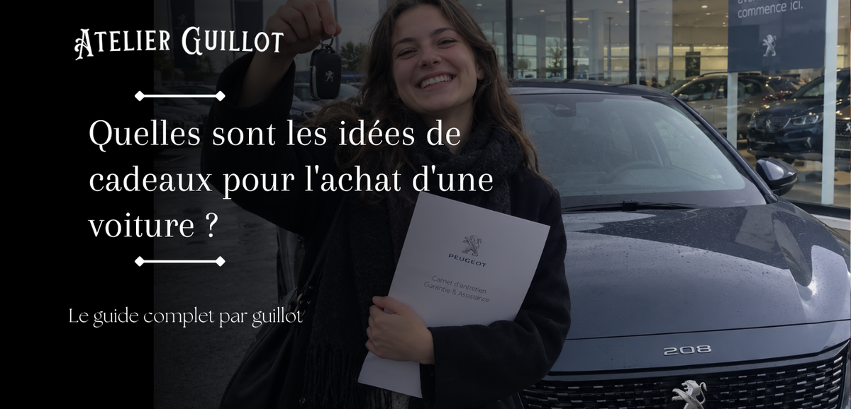 Quelles sont les idées de cadeaux pour l'achat d'une voiture ?
