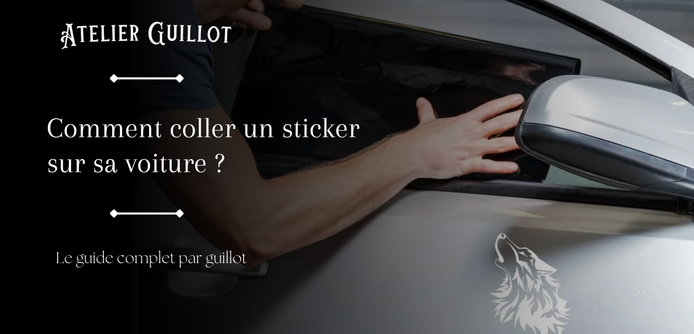 Comment coller un sticker sur sa voiture ?