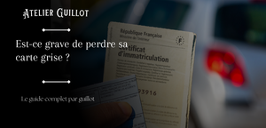 Est-ce grave de perdre sa carte grise ?