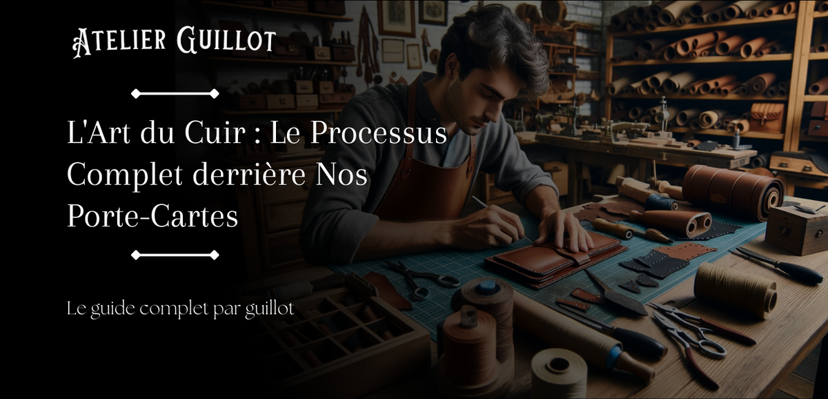 L'Art du Cuir : Le Processus Complet derrière Nos Porte-Cartes Bild