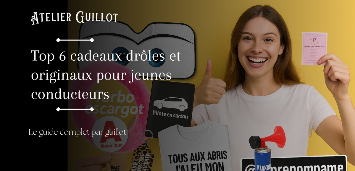 Top 6 cadeaux drôles et originaux pour jeunes conducteurs Bild