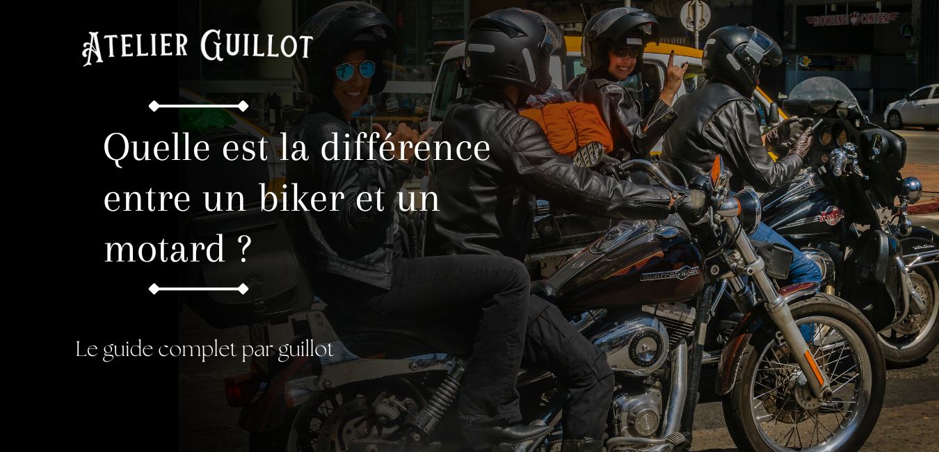 Quelle est la différence entre un biker et un motard ?