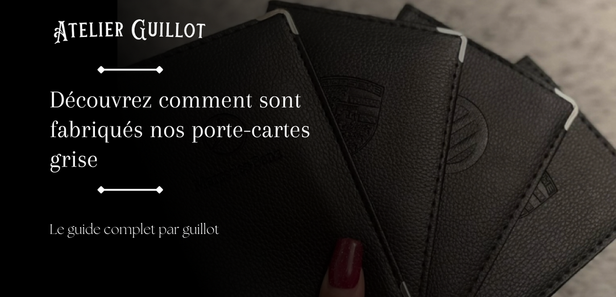 Découvrez comment sont fabriqués nos porte-cartes grise