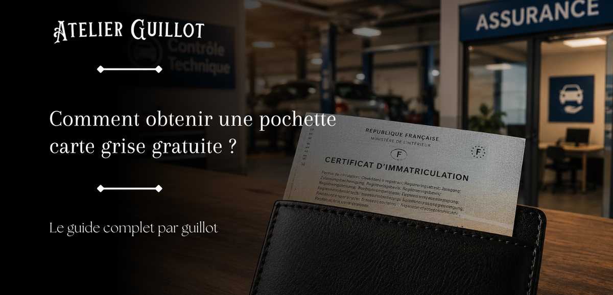 Comment obtenir une pochette carte grise gratuite ?