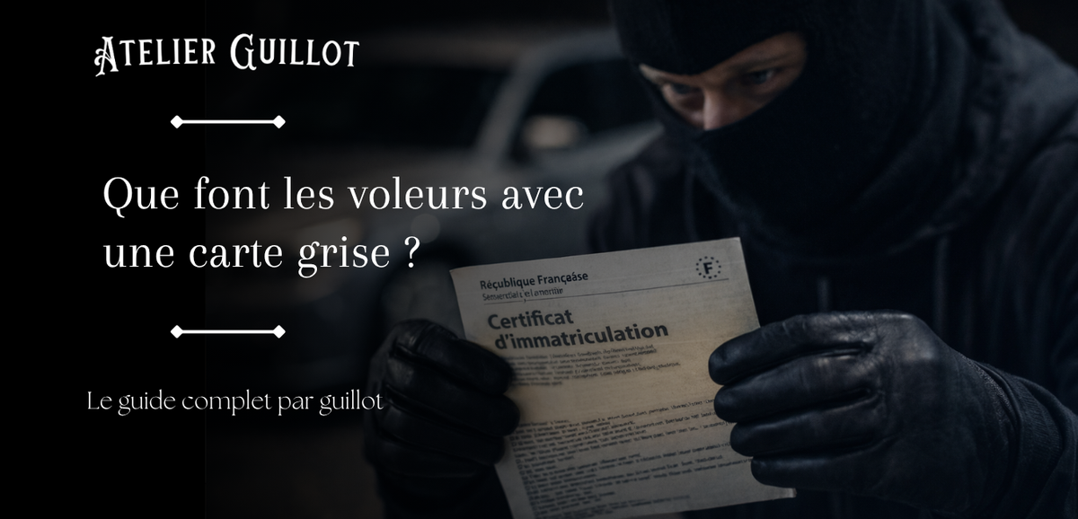 Que font les voleurs avec une carte grise ?
