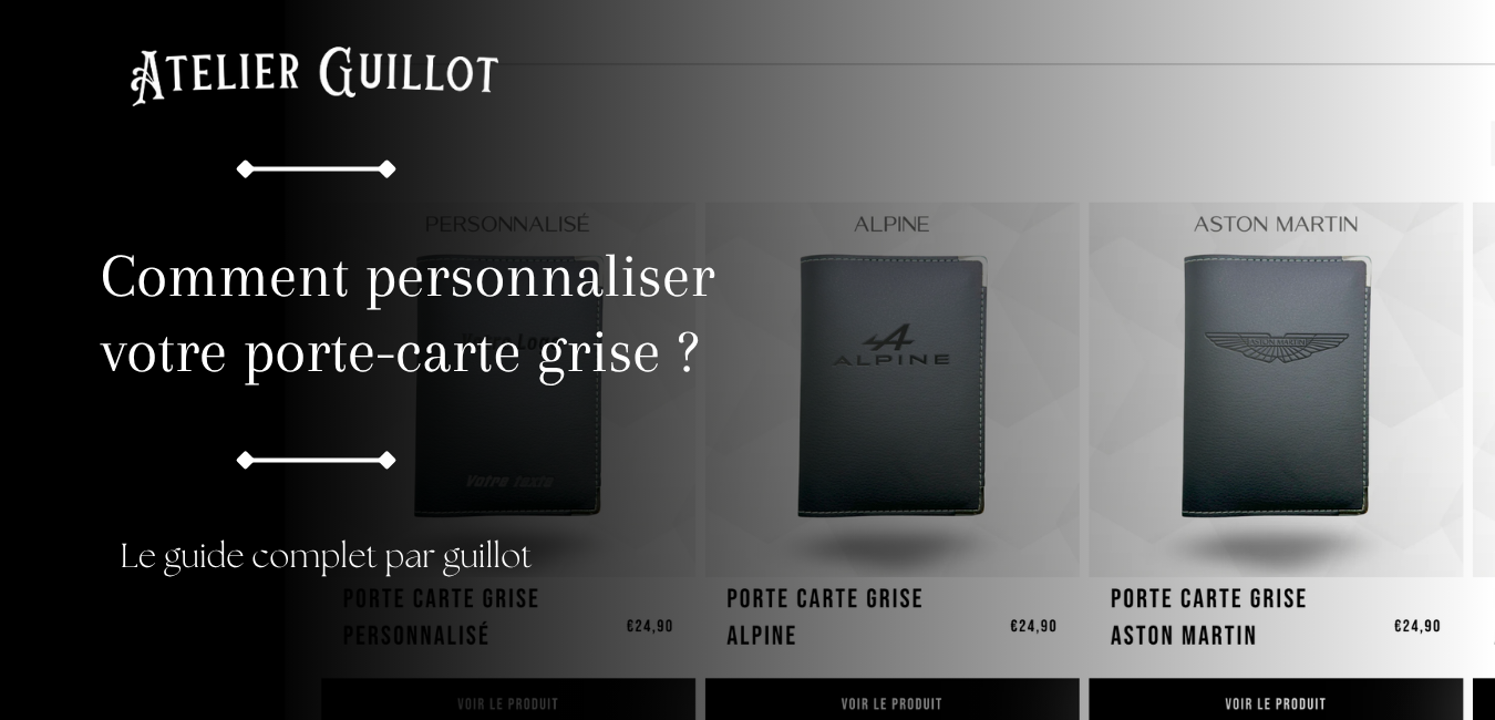 Comment personnaliser votre porte-carte grise ? Bild