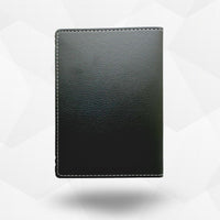 Face arrière d'un porte-carte grise Atelier Guillot
