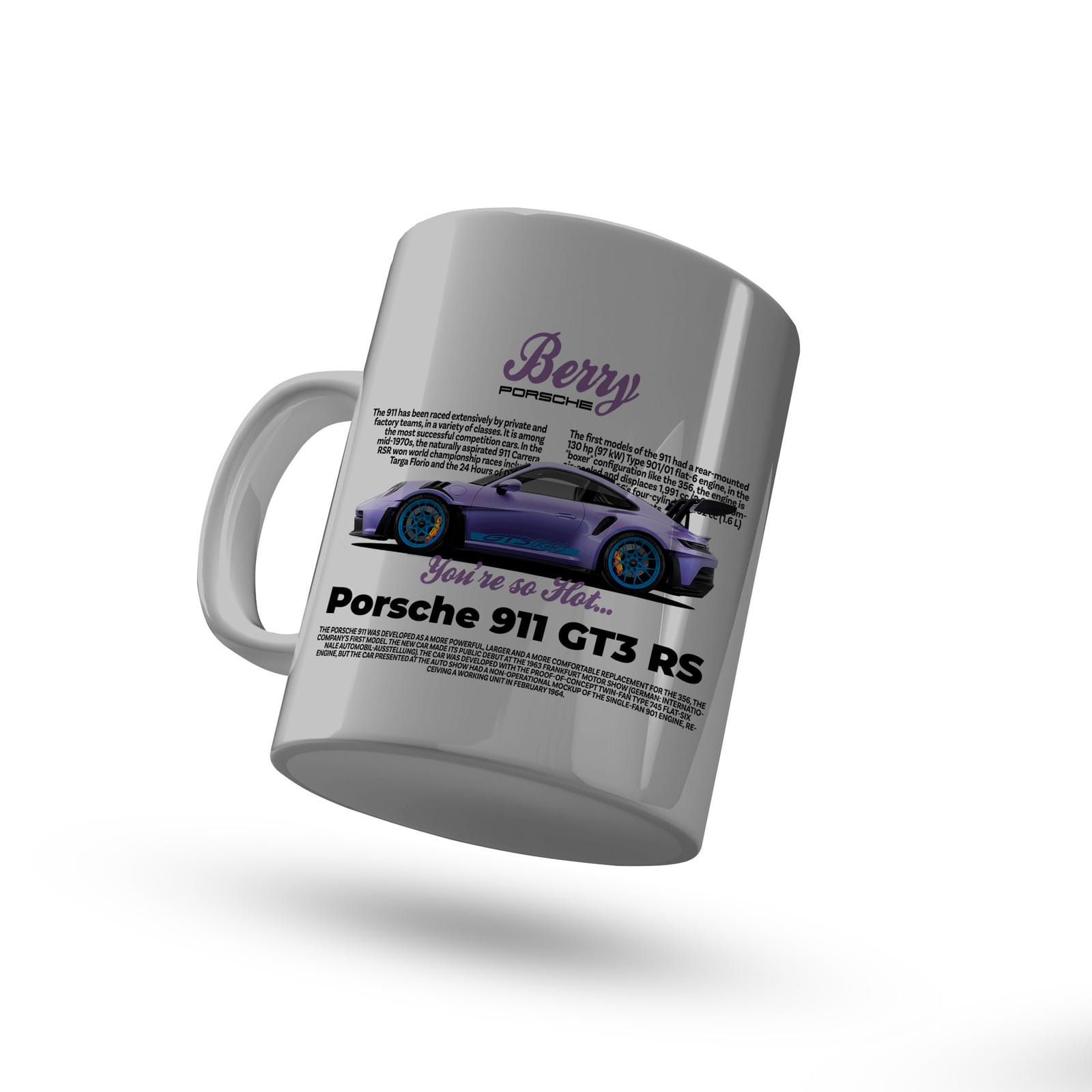 Mug Supercar – Porsche Berry Purple