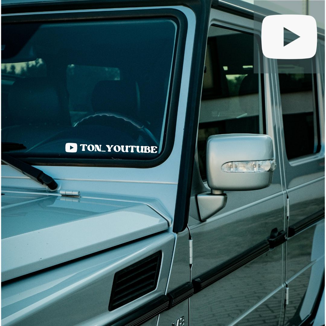 Personalisierter YouTube-Sticker