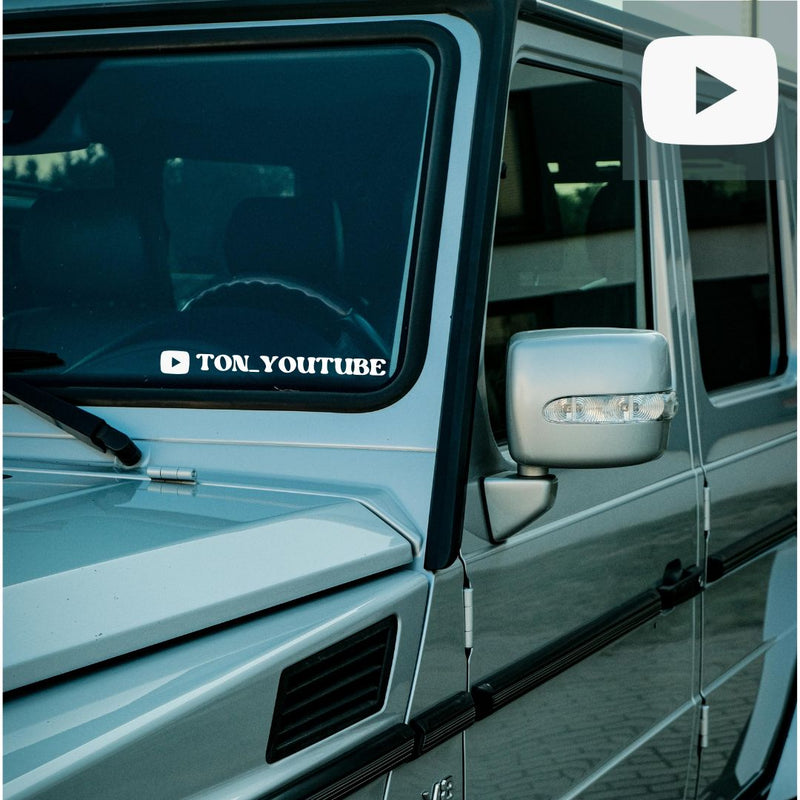 Sticker personnalisé Youtube