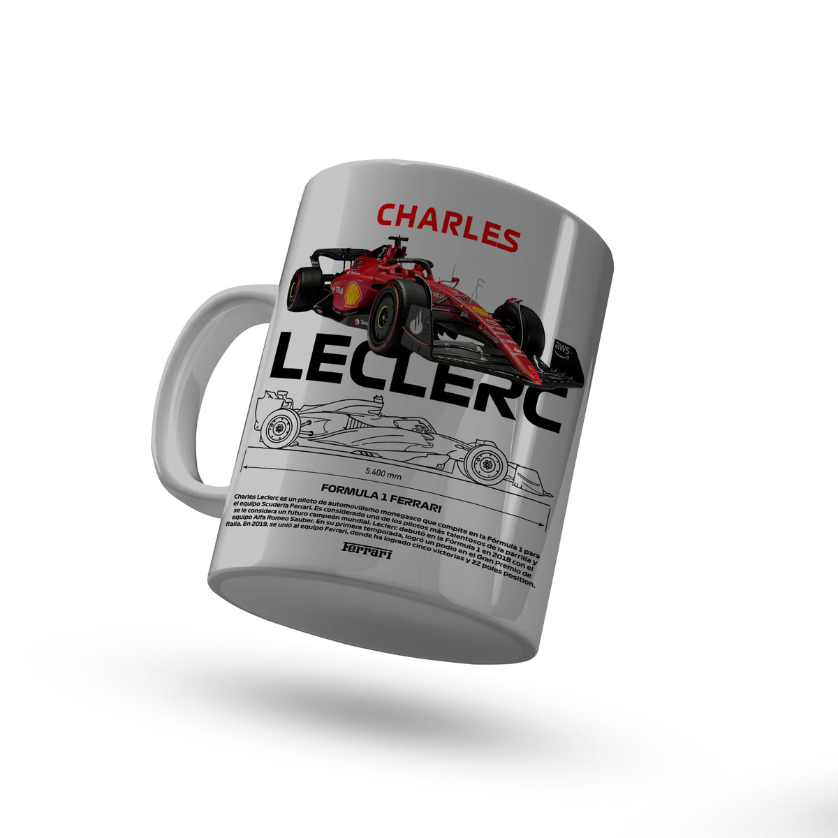 Tasse Ferrari Charles Leclerc