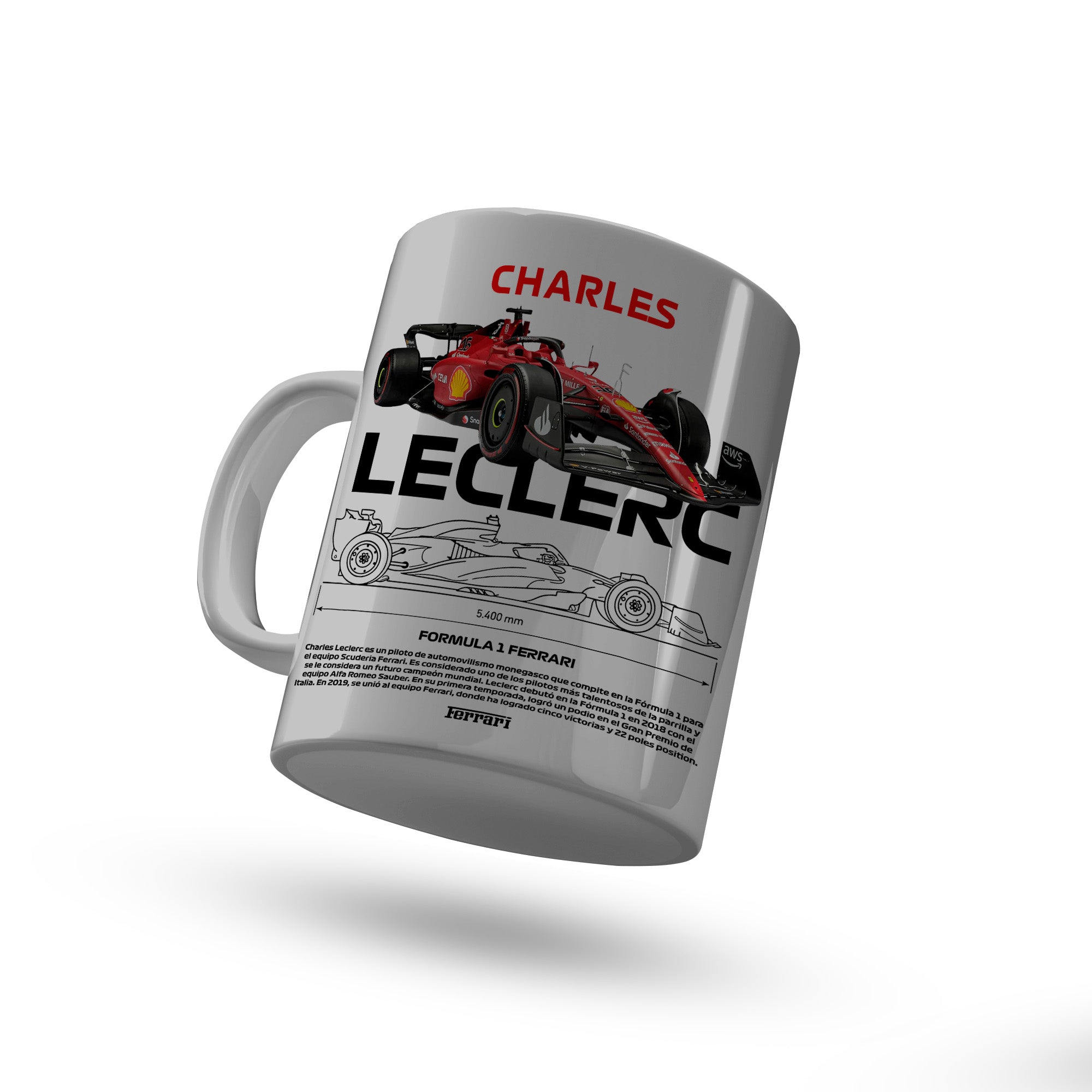 Tasse Ferrari Charles Leclerc