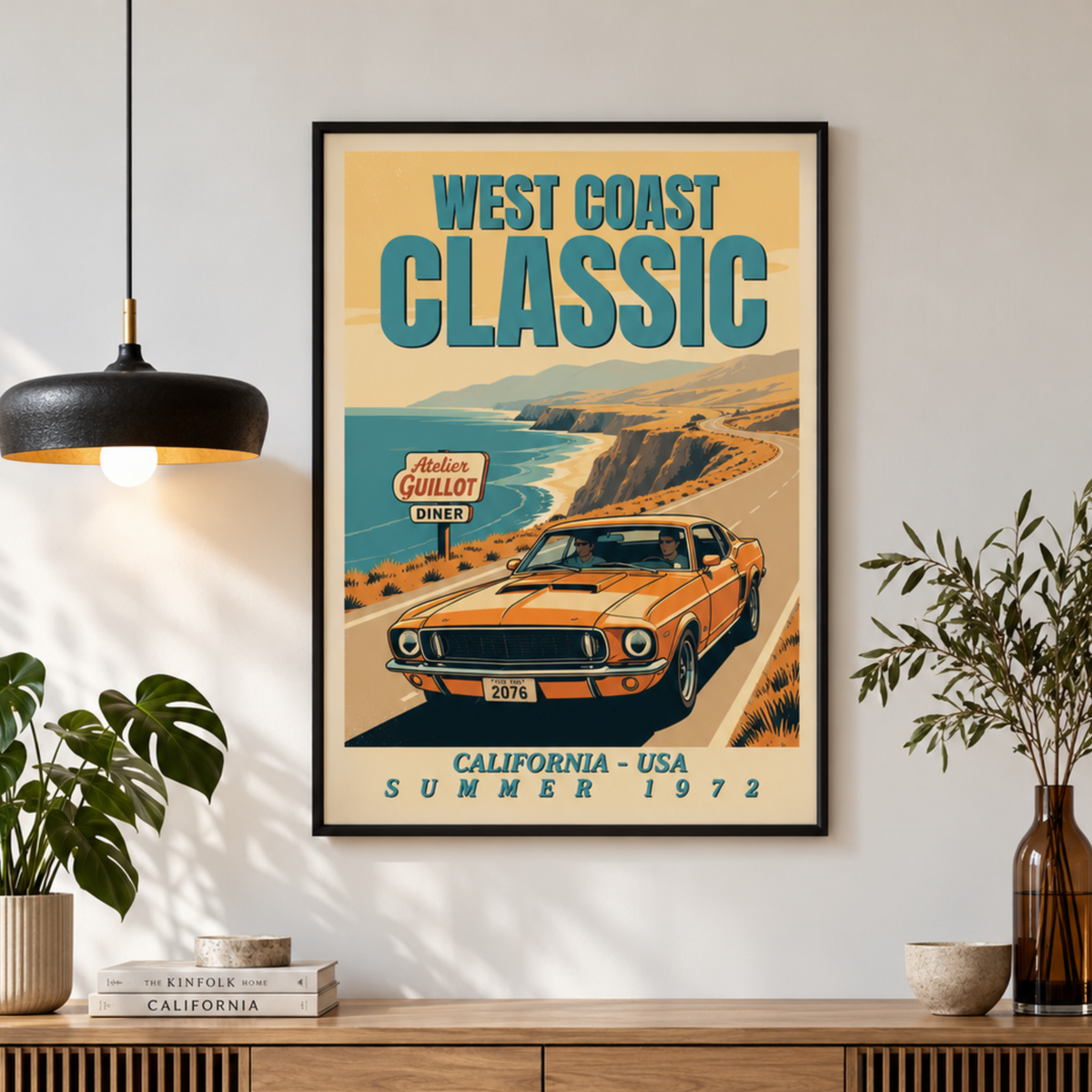 Affiche ford mustang