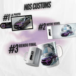 Mug personnalisé voiture