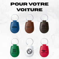 Porte-clé voiture personnalisé simili cuir gravure laser – Atelier Guillot