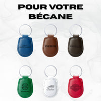 Porte-clés moto personnalisé simili cuir gravure laser – Atelier Guillot
