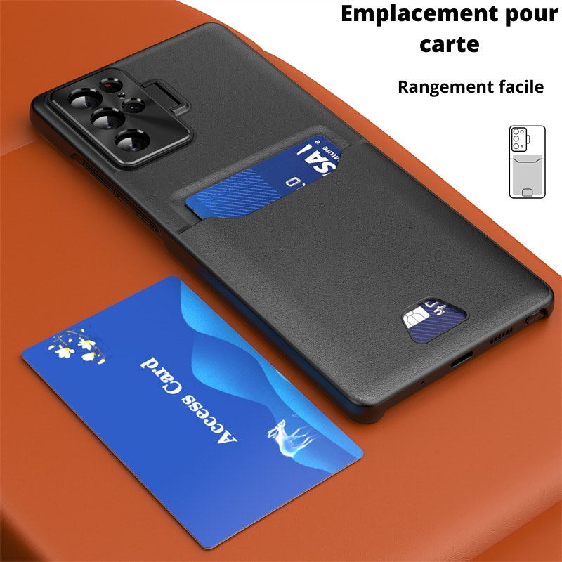 Porte carte pour téléphone Galaxy S23 Ultra
