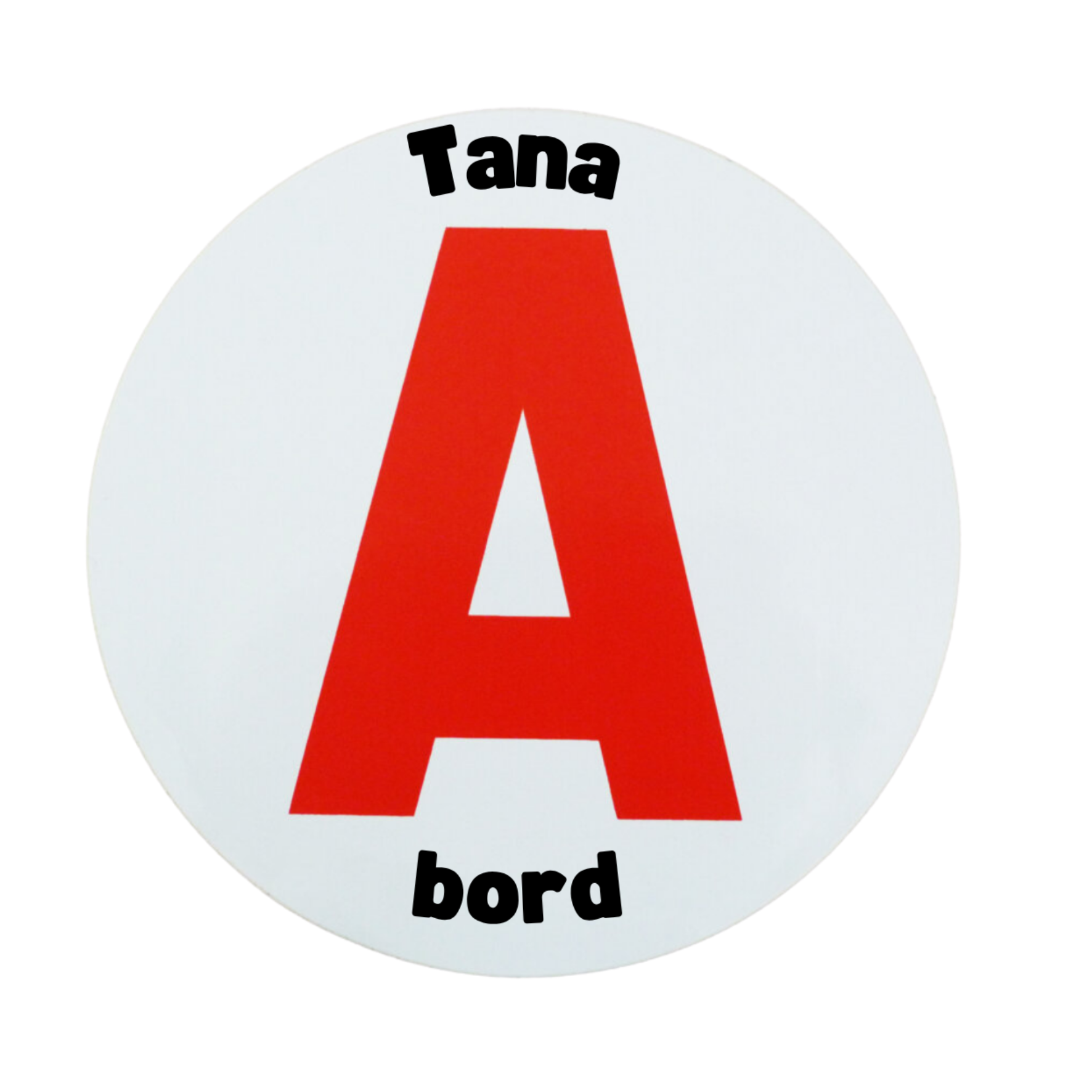 Disque A "Tana" – Autocollant Magnétique