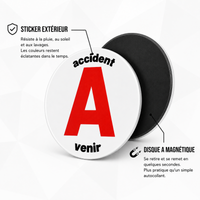 Disque A face avant et face arrière