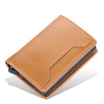 Charger l&#39;image dans la galerie, Porte Cartes RFID de couleur caramel avec emplacement pour cartes automatique
