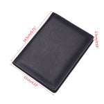Charger l&#39;image dans la galerie, Taille porte carte homme en cuir noir
