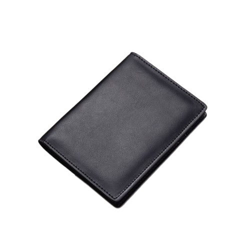 porte cartes homme en cuir noir