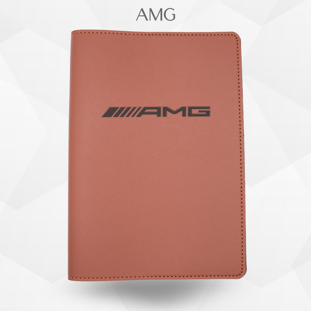 Porte-document voiture AMG Mercedes – simili cuir gravure laser Atelier Guillot