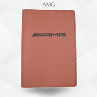 Porte-document voiture AMG Mercedes – simili cuir gravure laser Atelier Guillot