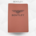 Porte-document voiture Bentley – simili cuir gravure laser Atelier Guillot