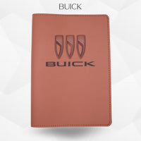 Porte-document voiture Buick – simili cuir gravure laser Atelier Guillot