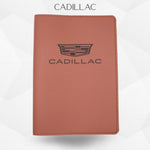 Porte-document voiture Cadillac – simili cuir gravure laser Atelier Guillot