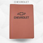 Porte-document voiture Chevrolet – simili cuir gravure laser Atelier Guillot