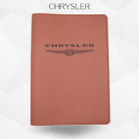 Porte-document voiture Chrysler – simili cuir gravure laser Atelier Guillot