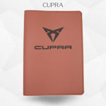 Porte-document voiture Cupra – simili cuir gravure laser Atelier Guillot