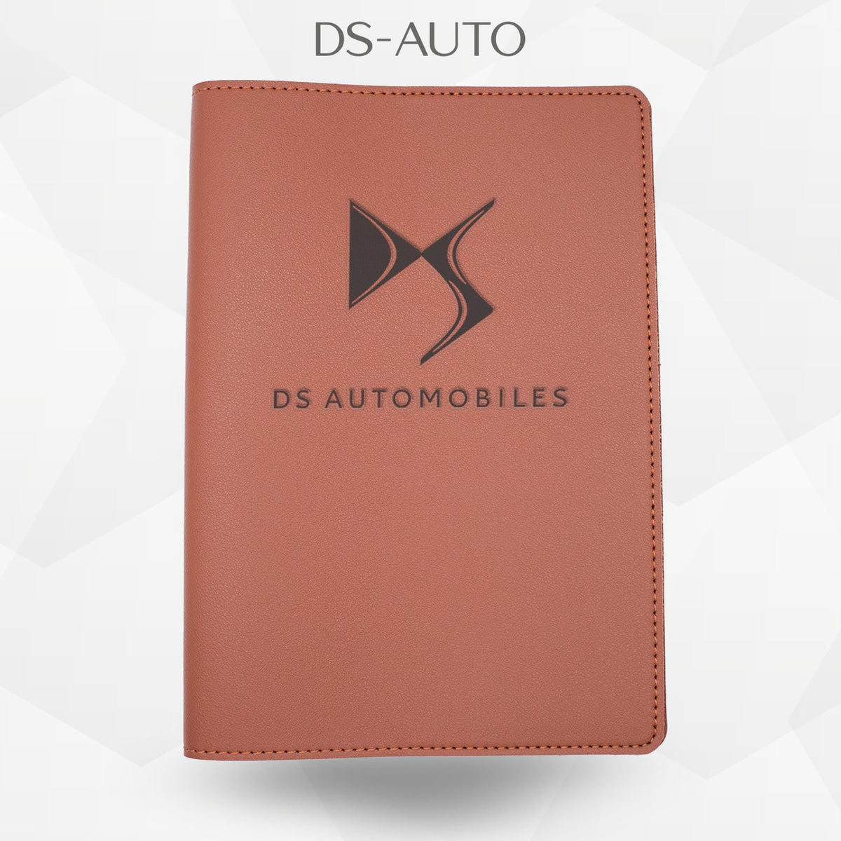 Porte-document voiture DS Automobiles – simili cuir gravure laser Atelier Guillot